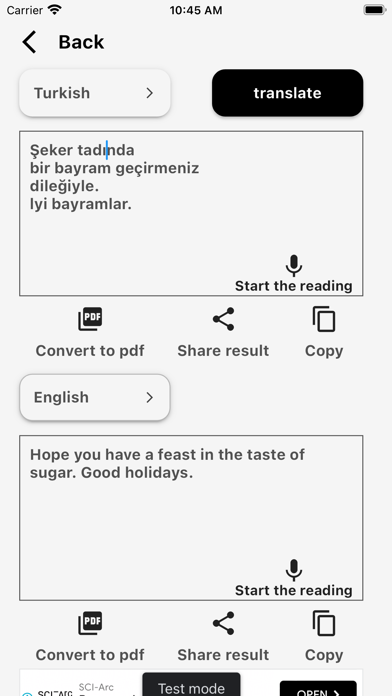 Photo Text Translator & Reader Screenshot