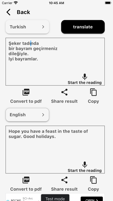 Screenshot #2 pour Photo Text Translator & Reader