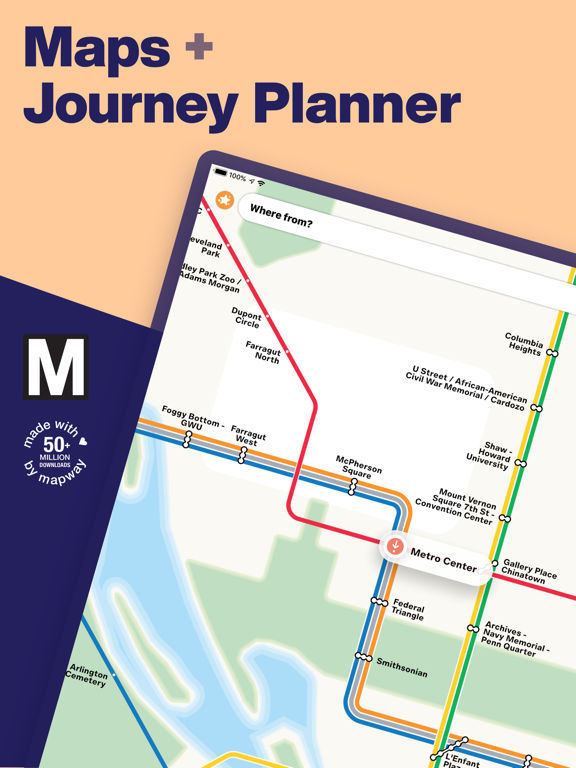 Screenshot #4 pour Washington DC Metro Route Map