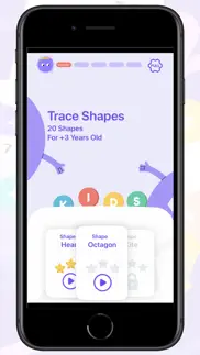 learn shapes : tracing shapes iphone screenshot 1