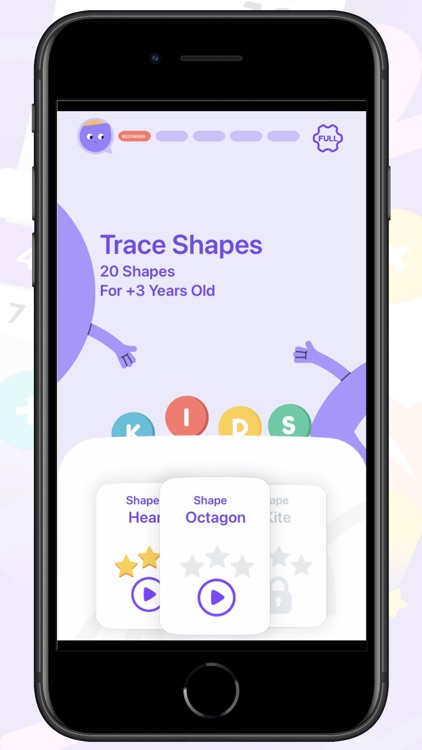 Learn Shapes : Tracing Shapes
