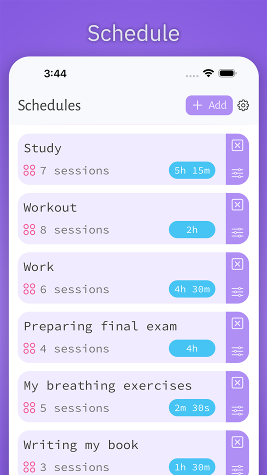 #7. Timed - sessions with breaks (iOS) 由: GoldenWill Labs