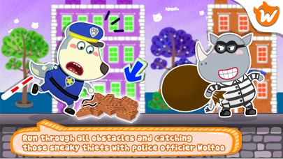 Wolfoo Police And Thief Game Screenshot