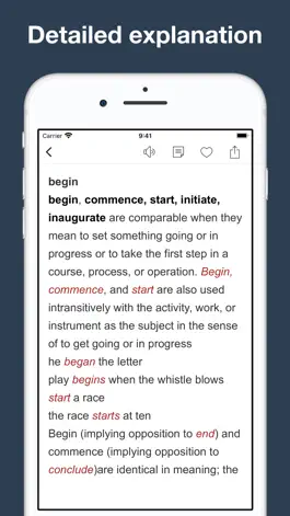 Game screenshot Explanatory Thesaurus apk