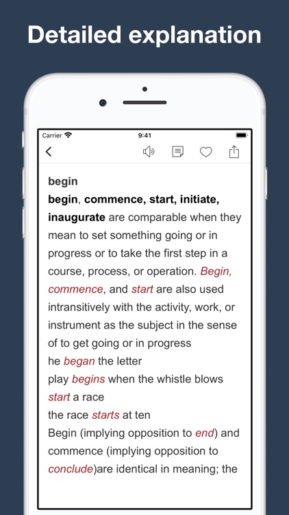 Explanatory Thesaurus