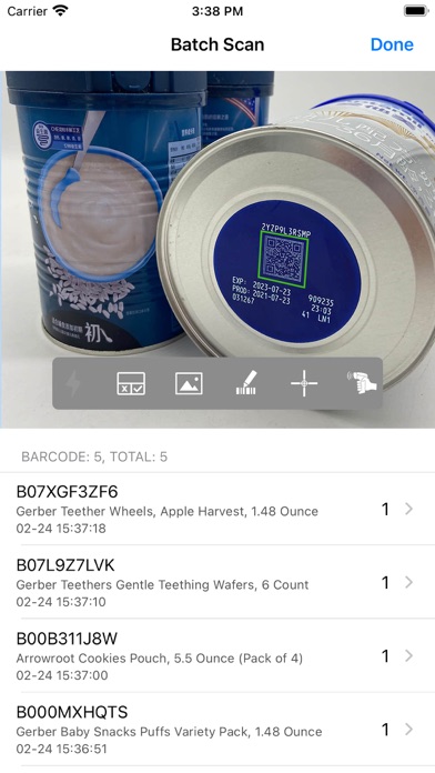 Screenshot #2 pour Power Barcode Scanner