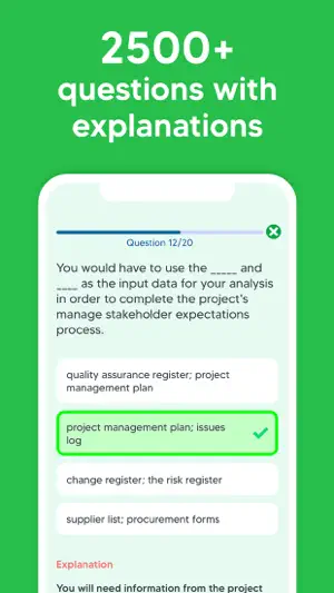 PMI PMP Exam Prep Test 2025 screenshot 2
