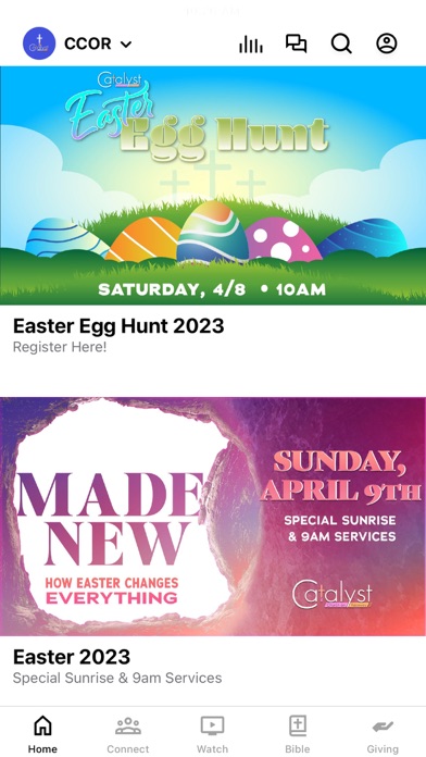 Catalyst Church on Raceway Screenshot