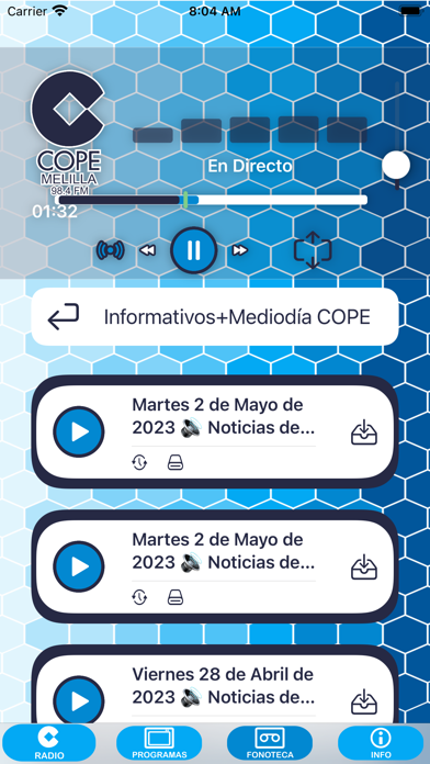 COPE en Melilla Screenshot