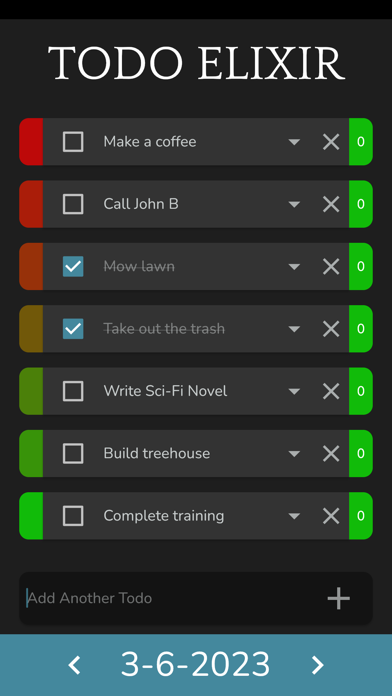 Todo Elixir Screenshot