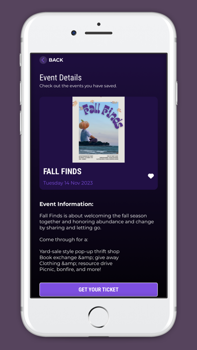 Eventnoire App Screenshot