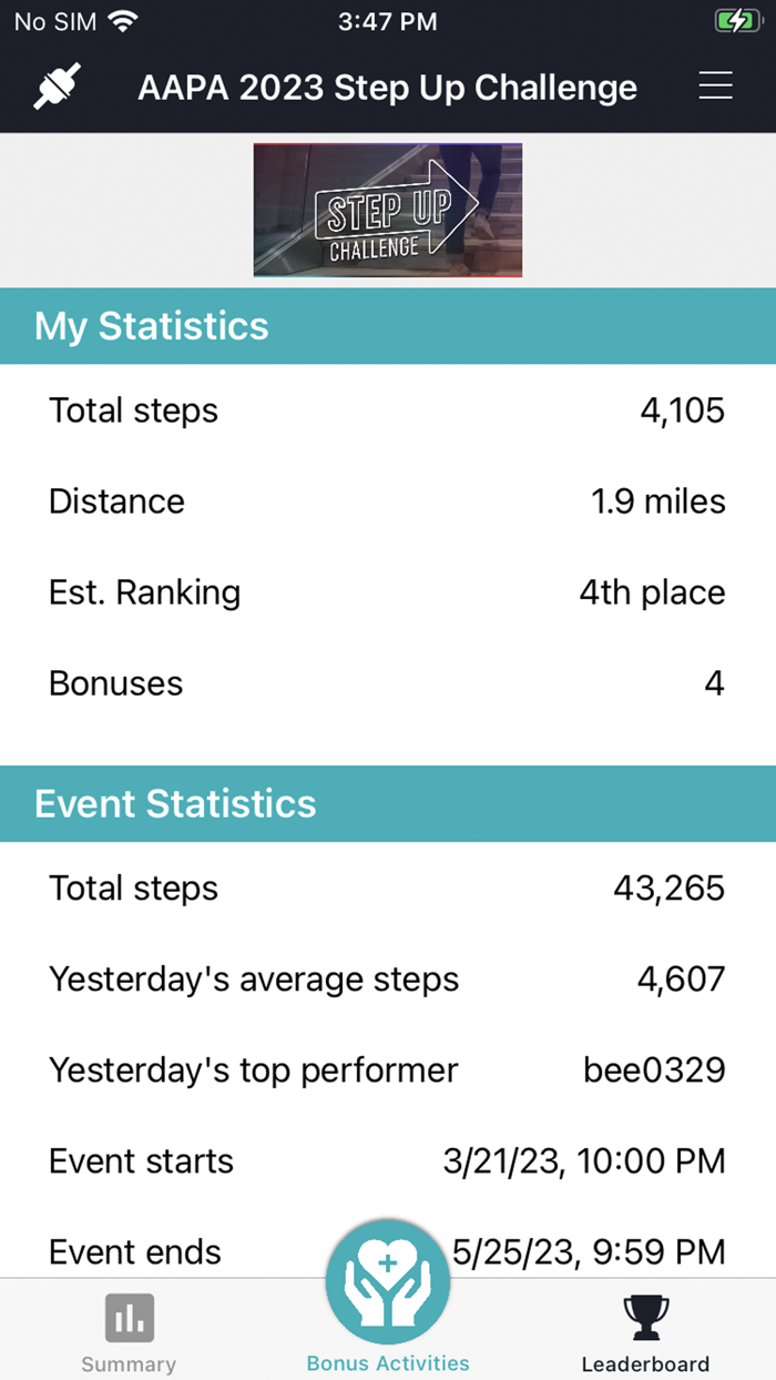 AAPA 2023 Step Up Challenge