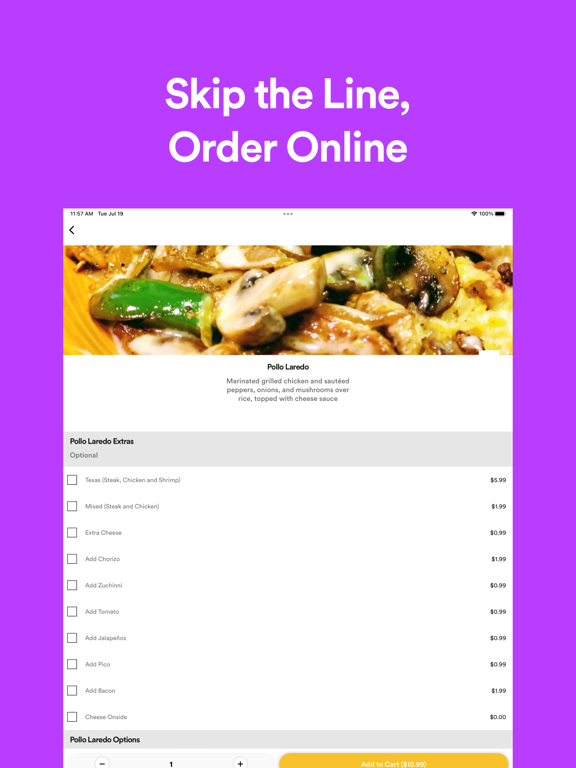 Laredos iPad screenshot 4 - Food & Drink app