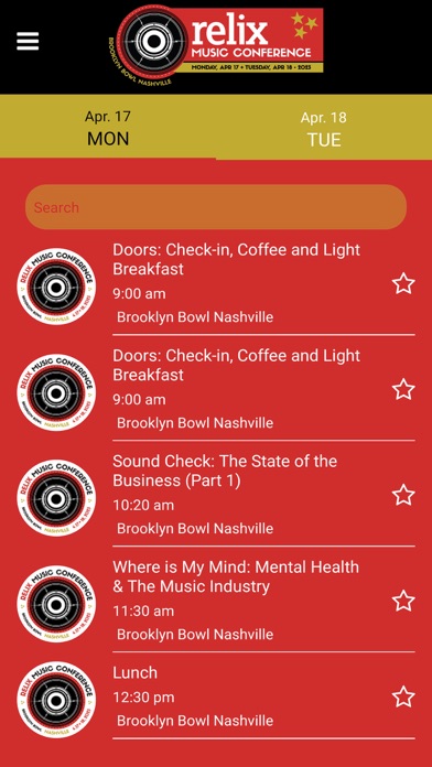 Relix Music Conference 2023 Screenshot