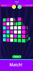 Cube Cascade screenshot #2 for iPhone