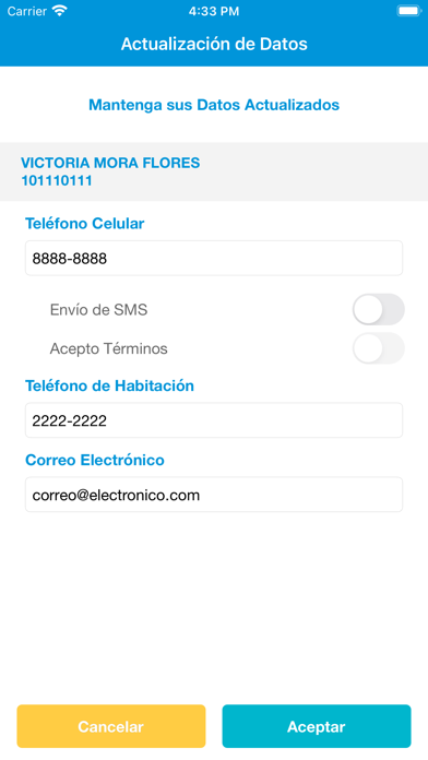 BCR Pensiones Screenshot