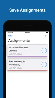 homework manager for me iphone screenshot 1