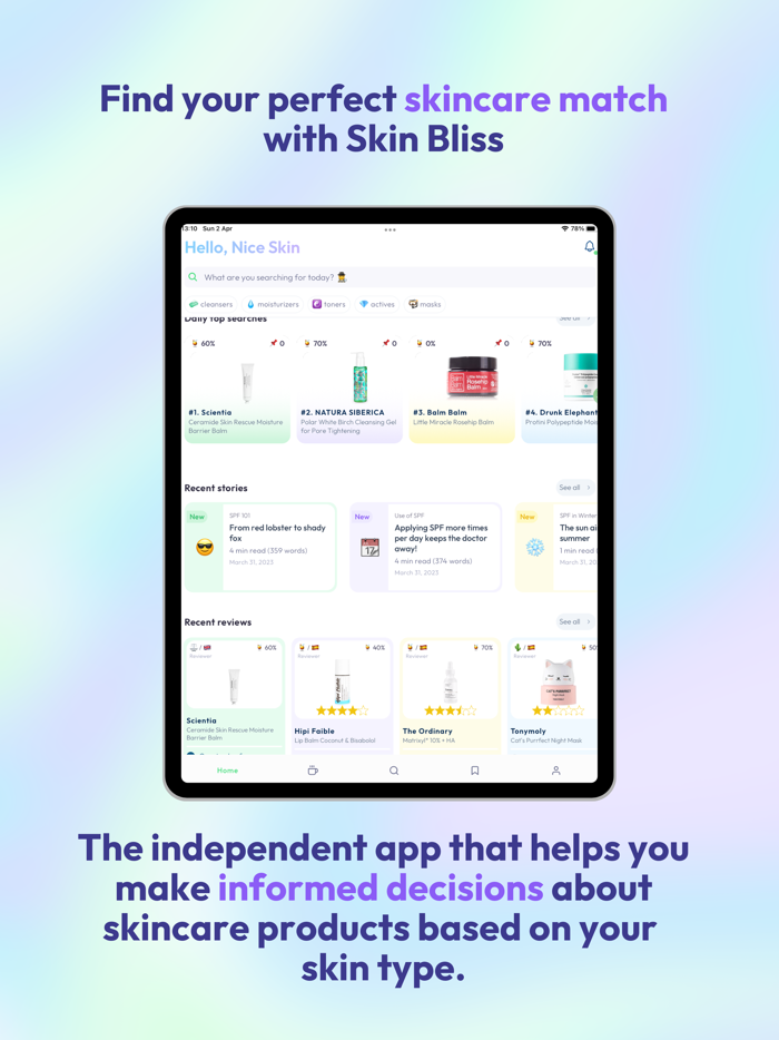 Skin Bliss Skincare Routines