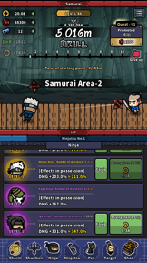 Fiery Ninja : Idle RPG screenshot