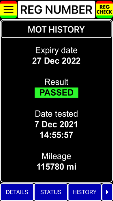 REG CHECK * Screenshot