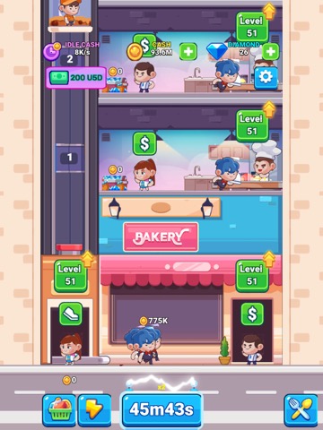 Idle Canteen Tycoon: Idle Foodのおすすめ画像4