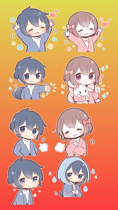 Couple in love Stickers part 2のおすすめ画像4