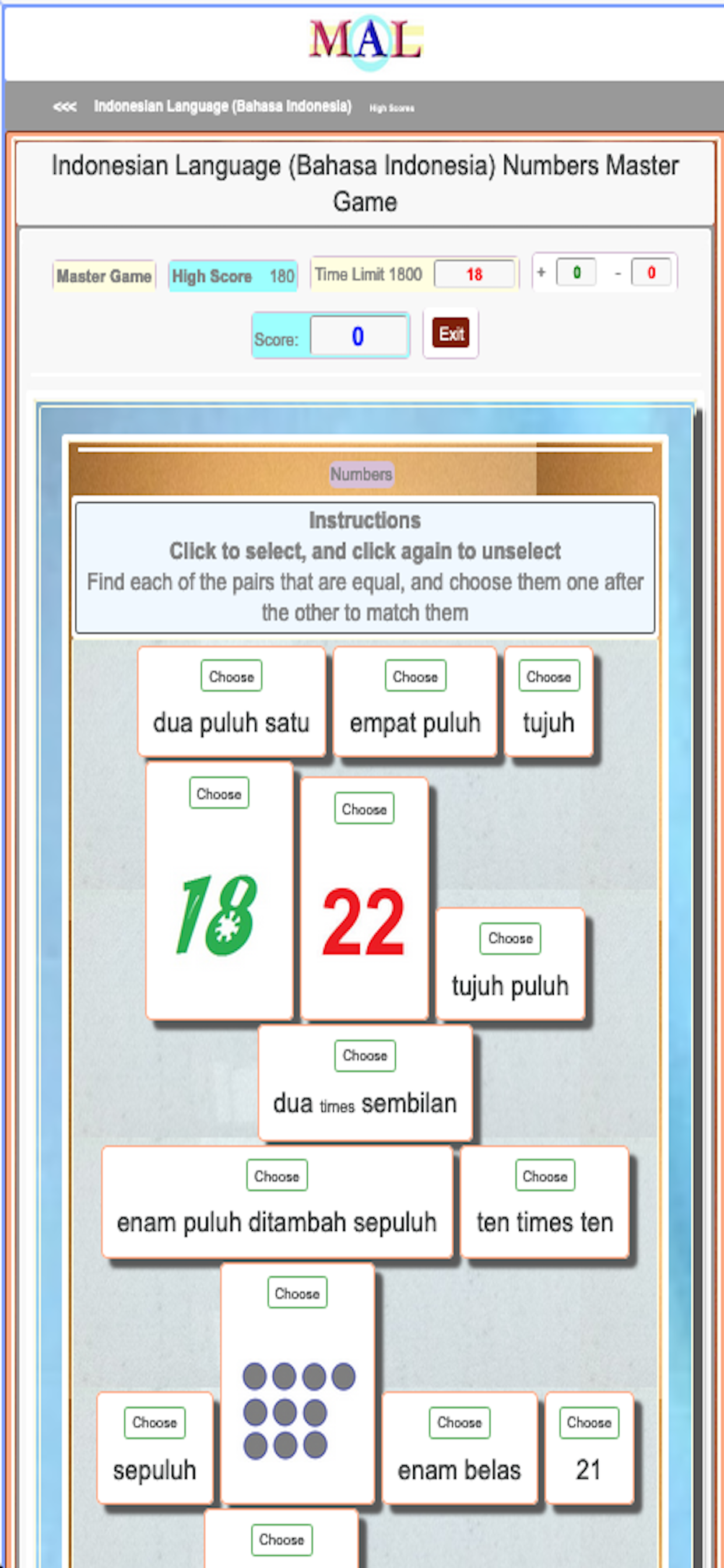 Indonesian M(A)L