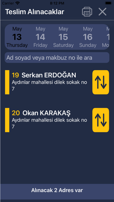 Halı Yıkama Programı Screenshot