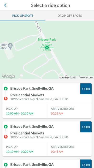 Ride Gwinnett Screenshot