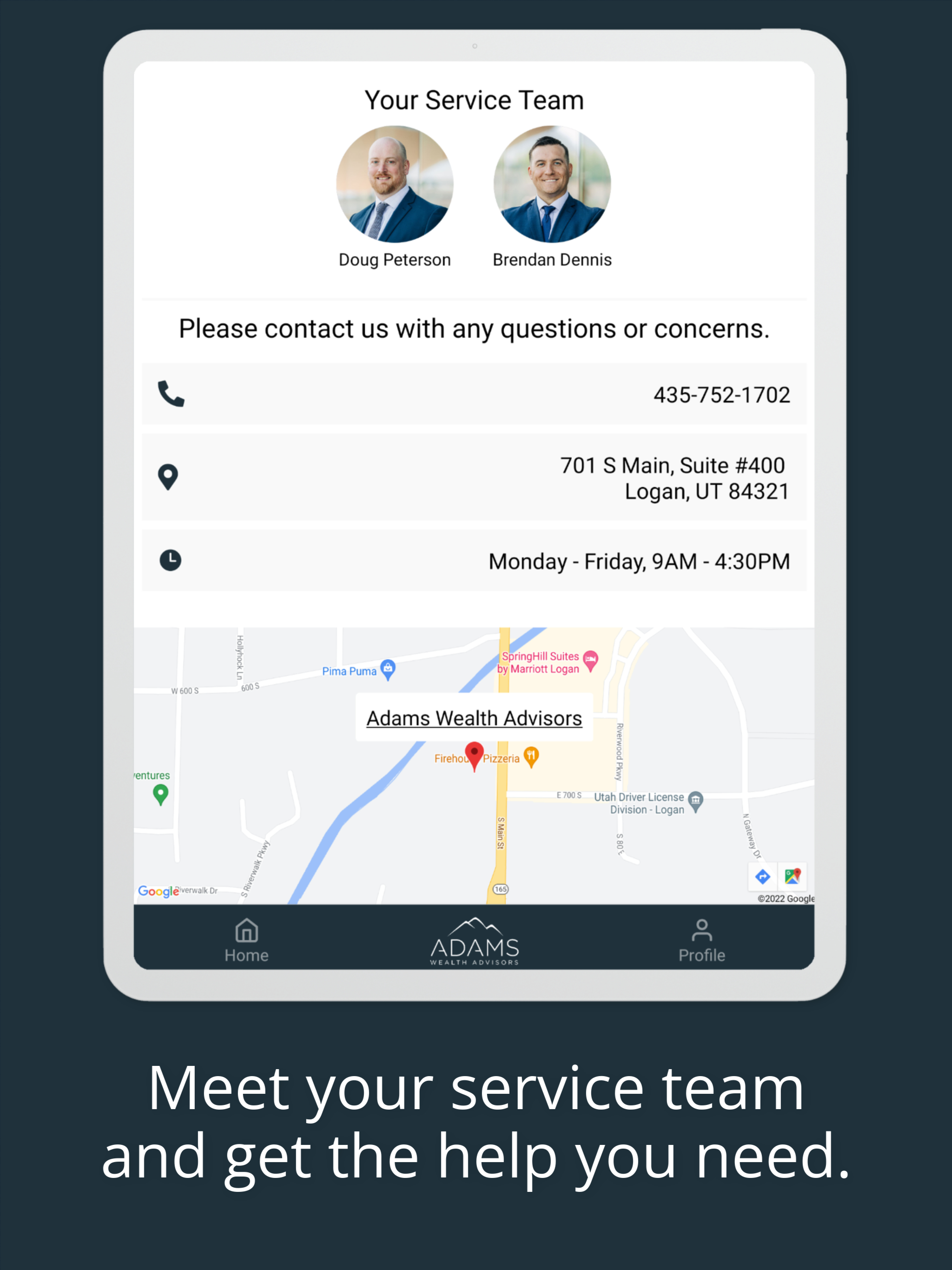 Adams Wealth Advisors screenshot 8