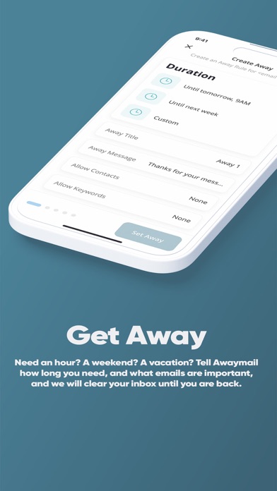 AwayMail Screenshot