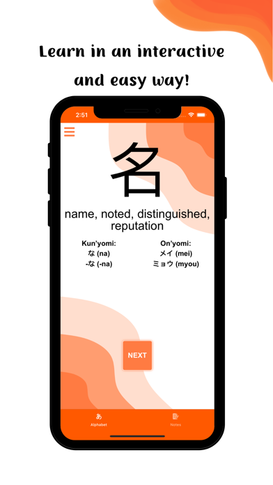 Japanese Alphabets - Kanji Screenshot