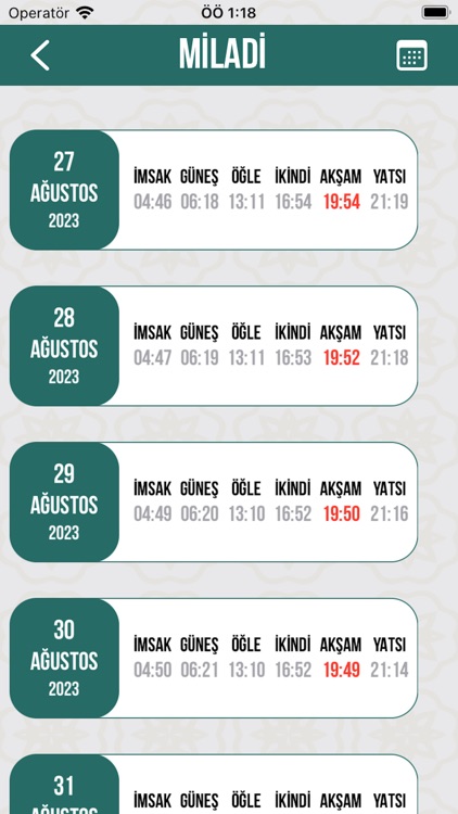 Namaz Vakitleri - Hadis Kuran screenshot-3