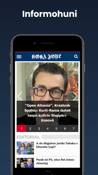 Gazeta Koha Jone Screenshot