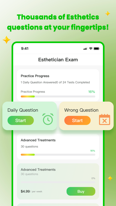 Esthetician Exam Center + Screenshot