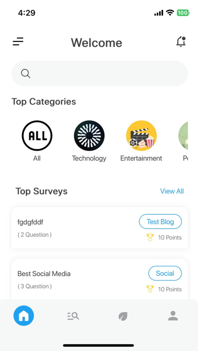 CountR Survey Screenshot