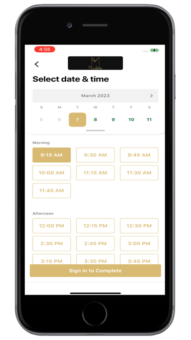 Modele Spa Screenshot