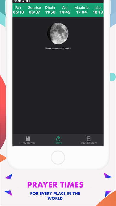 Holy Quran & Prayer Times Screenshot