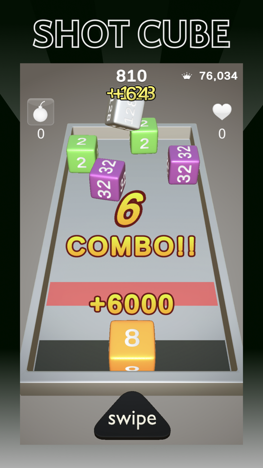 #1. SHOT CUBE :3D Block chain Game (iOS) 由: arakawa yuichiro
