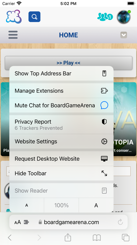 #1. Mute Chat for BoardGameArena (macOS) 由: Kyle Nazario