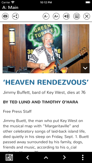 Free Press - Florida Keys Screenshot