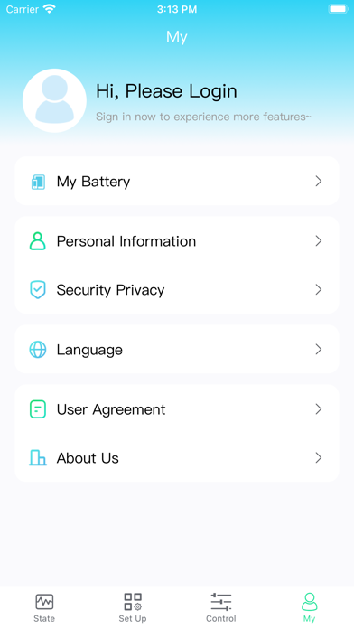 TecNewnergy Lithium Battery Screenshot