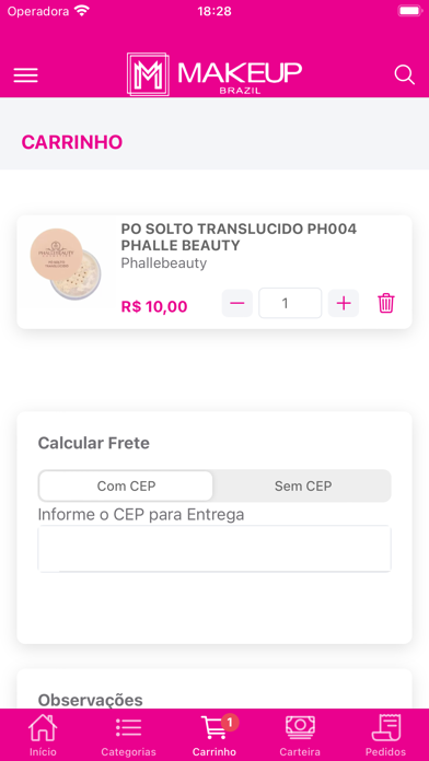 MakeUp Brazil Screenshot