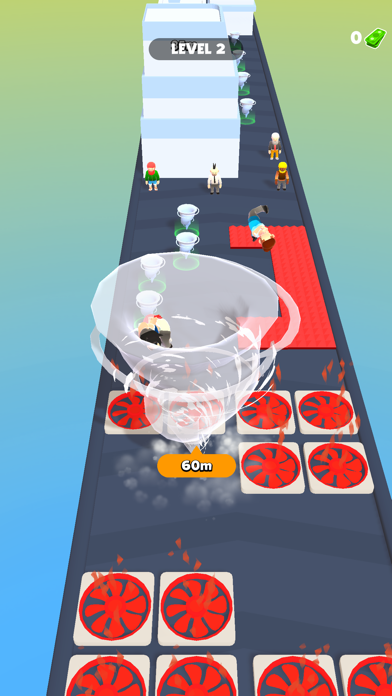 Screenshot #1 pour Tornado Runner 3D
