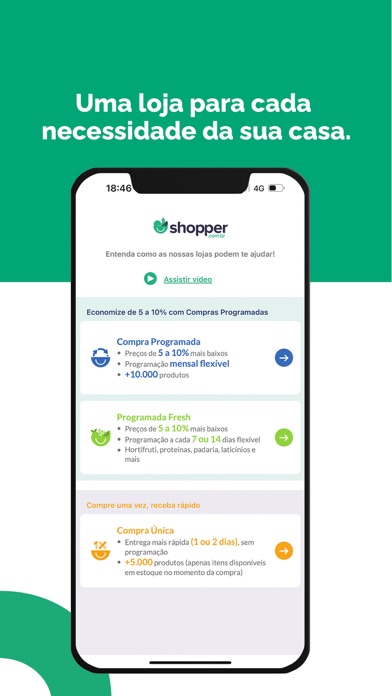 Shopper Supermercado Online Screenshot