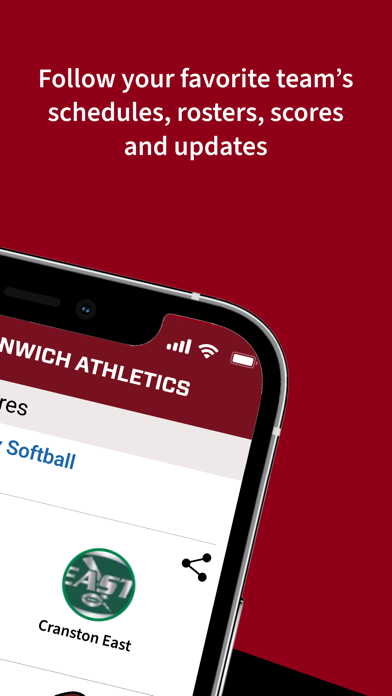 East Greenwich Athletics Screenshot