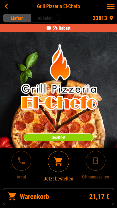 Pizzeria Grill El-Chefo Screenshot