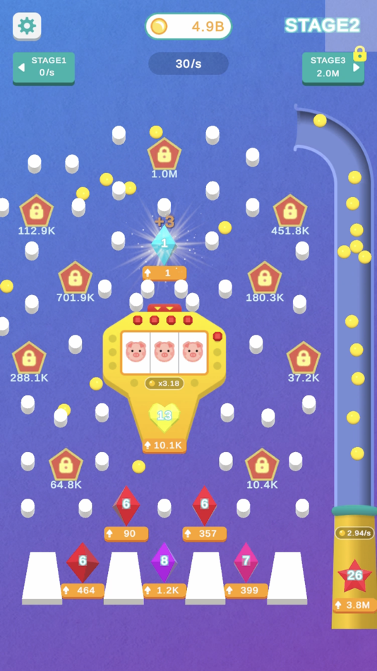 #2. Exciting Idle Pinball (iOS) 由: ORSO Inc.