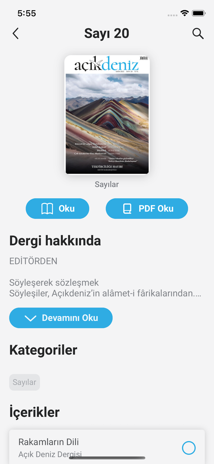 Açık Deniz Dergisi