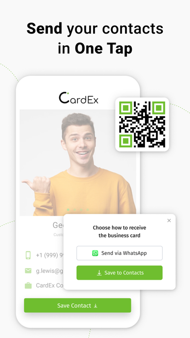 CardEx - Digital Business Card Screenshot